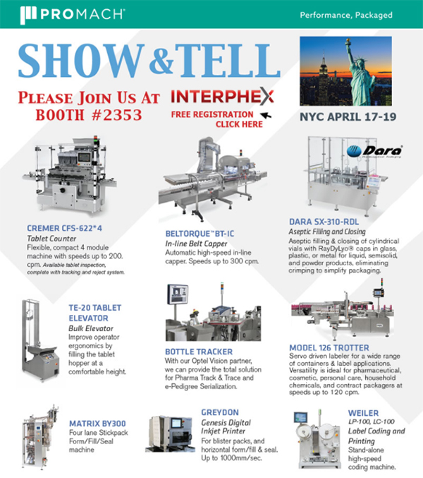 Equipment from Pharma Business Line