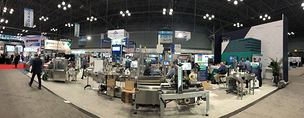 The ProMach Pharma Business Line booth at Interphex 2019