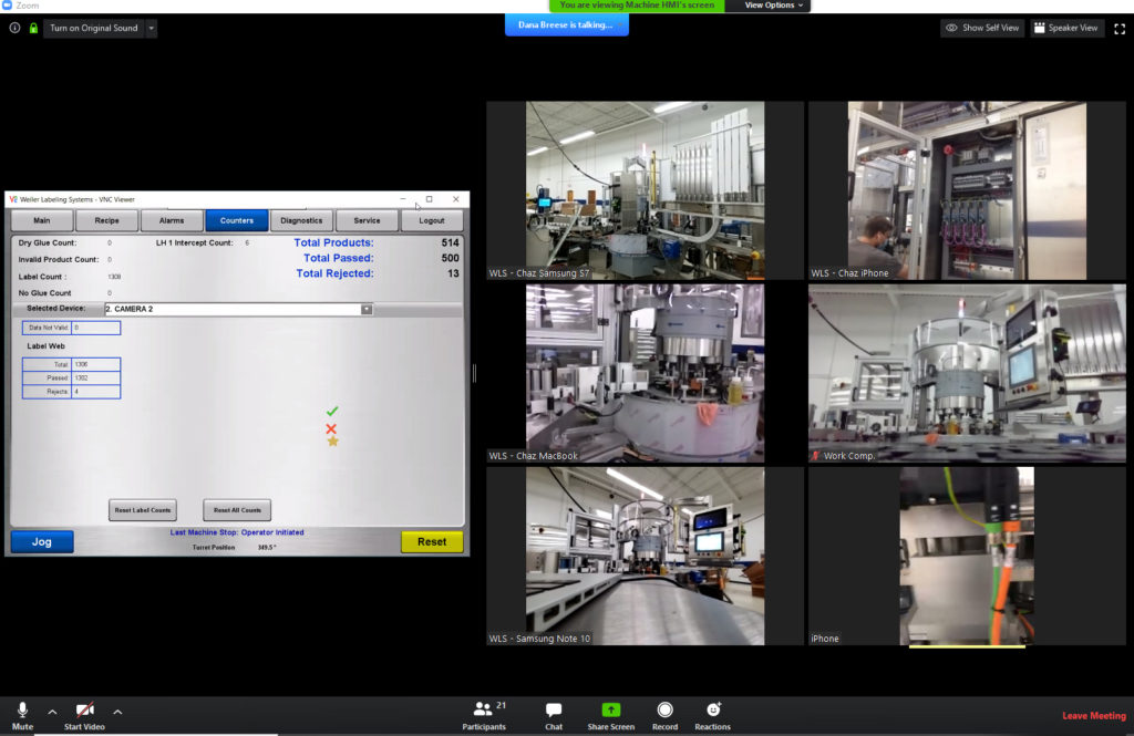 WLS virtual factory acceptance test (FAT)