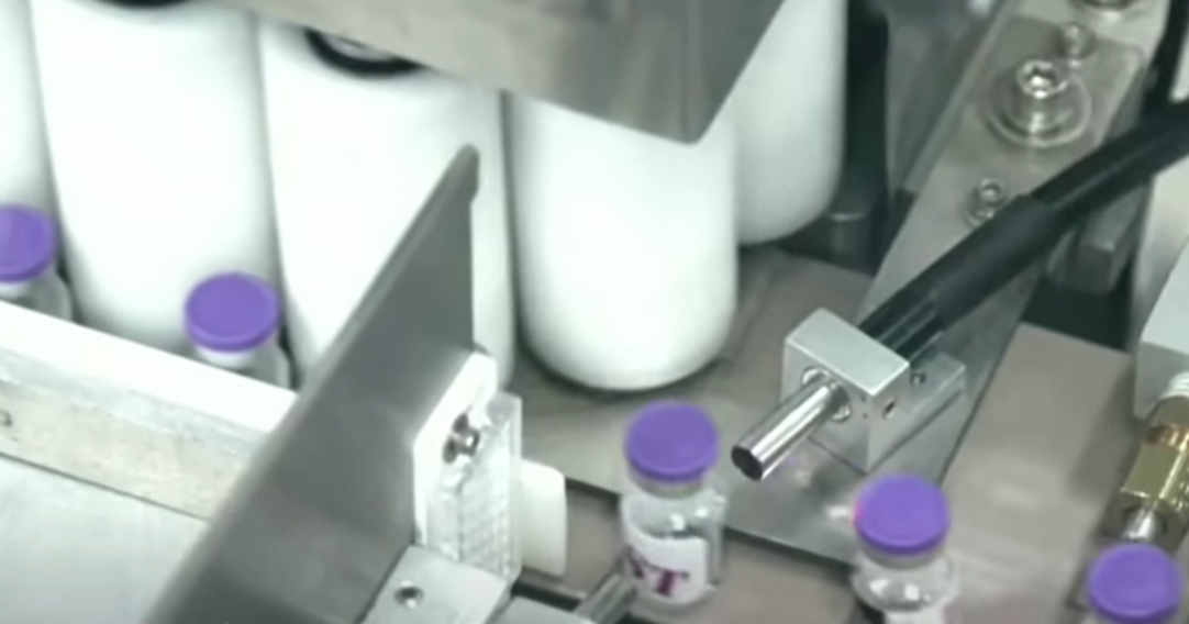 WLS VR series labeler presented in NBC Nightly News story on COVID vaccine production