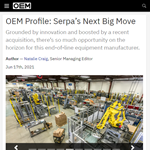 Serpa featured in OEM Magazine this week