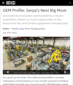 Serpa in OEM Magazine