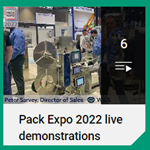 Pack Expo 2022 show floor videos
