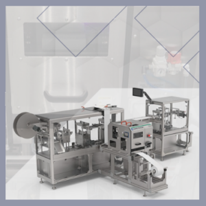 Greydon printer integrated with Pharmaworks TF1 blister machine