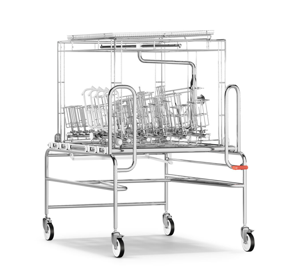 NJM Steelco Washing Cart