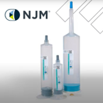 NJM Product Showcase with Video – Courser 230 Labeler with integrated powered syringe transport belts