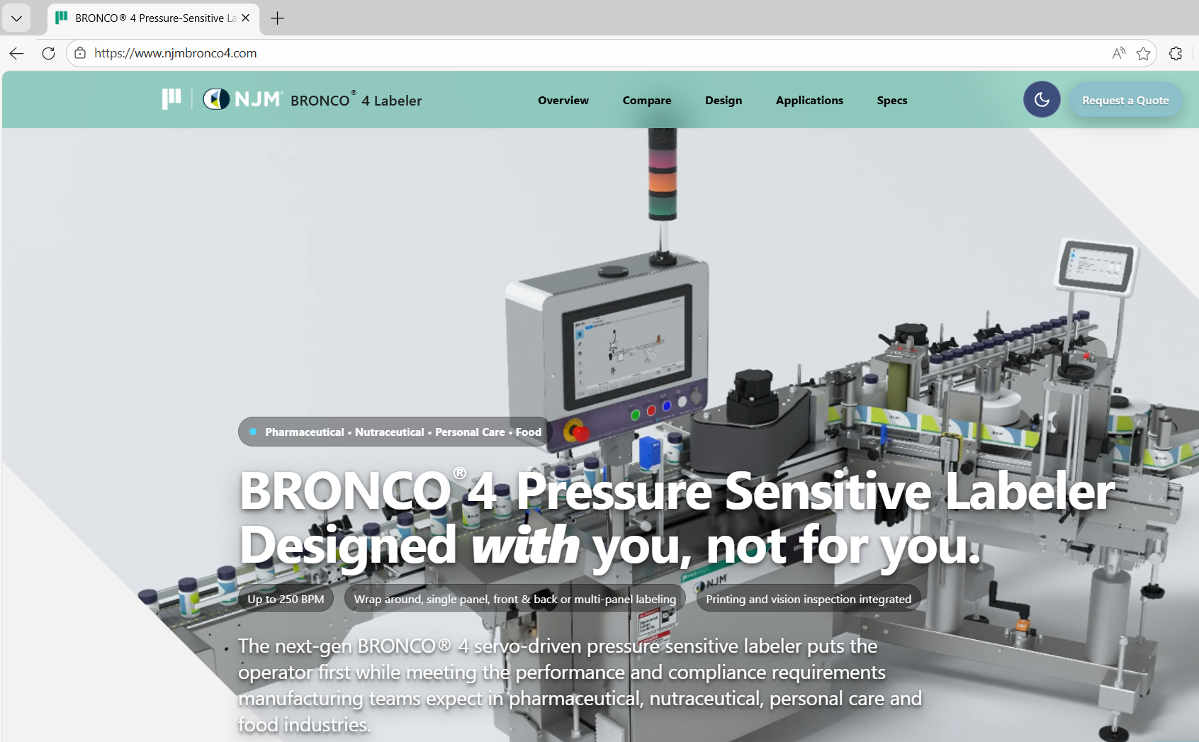 NJMBronco4.com website for the new NJM Bronco4