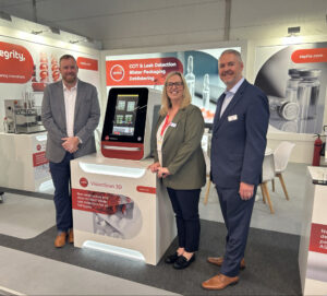 Sepha Claire Miskelly with Nathan Allen and Jim Hahn from Pharmaworks